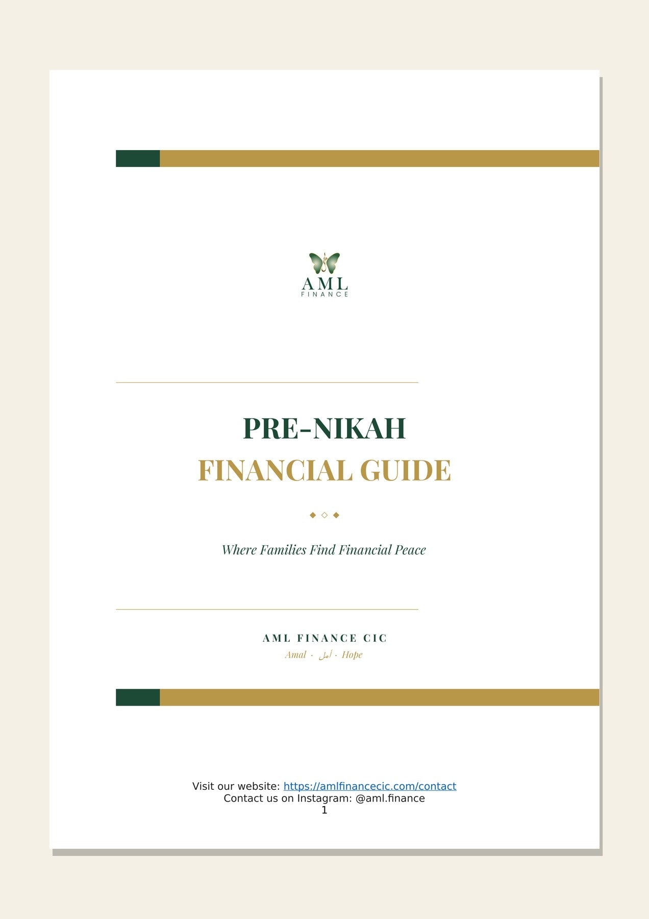 The Money Conversations Bundle - Pre-Nikah Guide + The Money Date - AML Finance